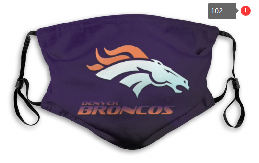 NFL Denver Broncos #4 Dust mask with filter